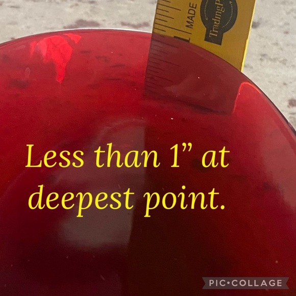 WOVO Twist Relish Tray, Ruby Red Plastic, Fun Vintage Style - Picture 6 of 6